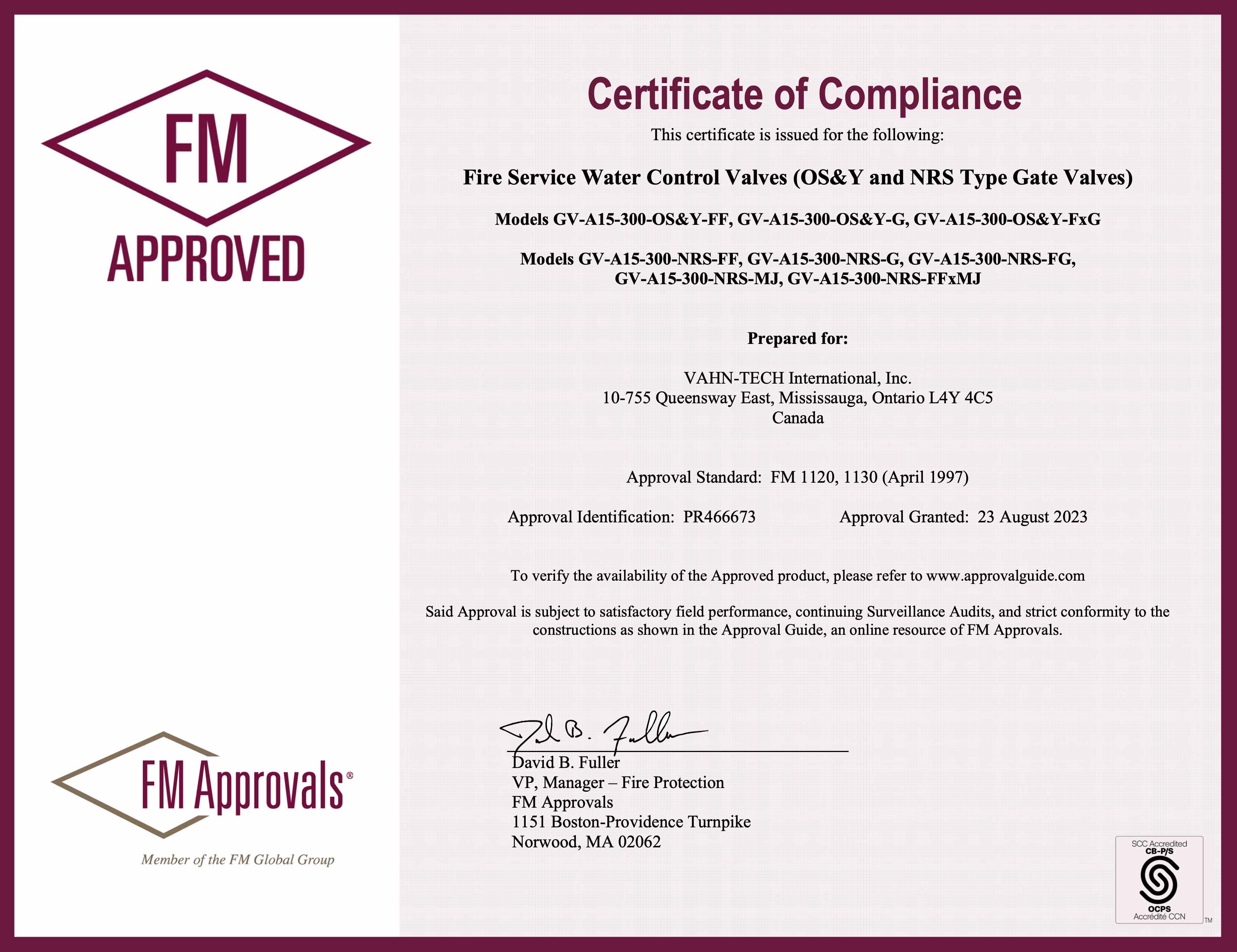 FM Certification